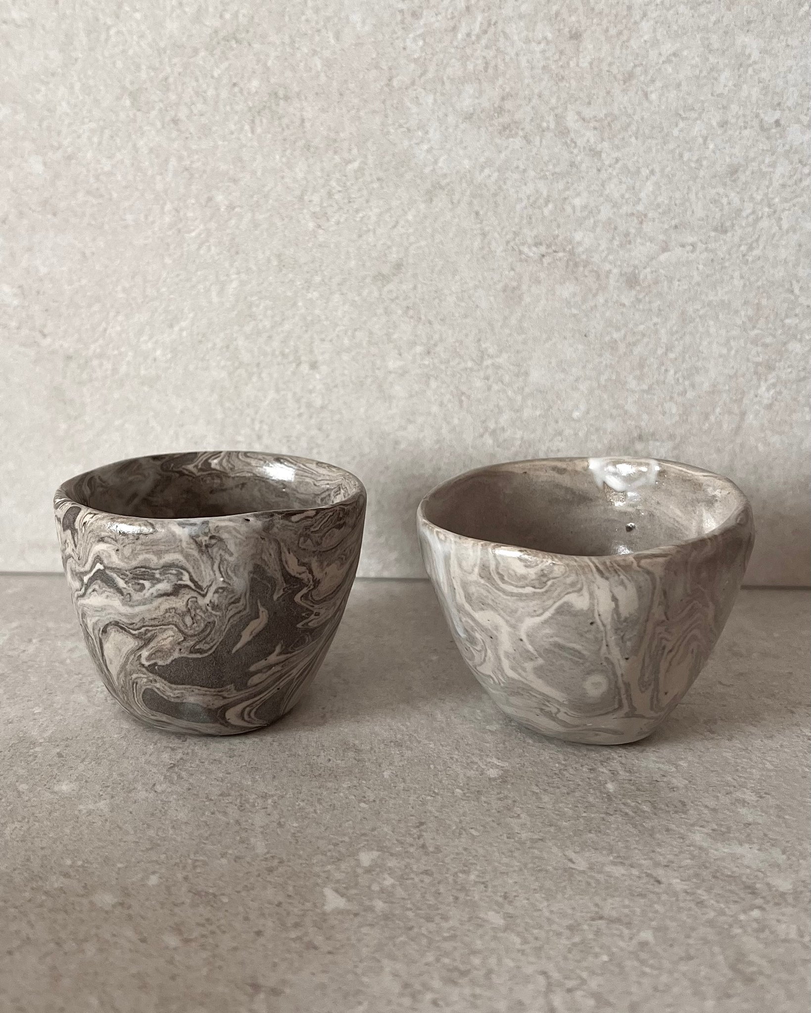 Marbled Espresso Set